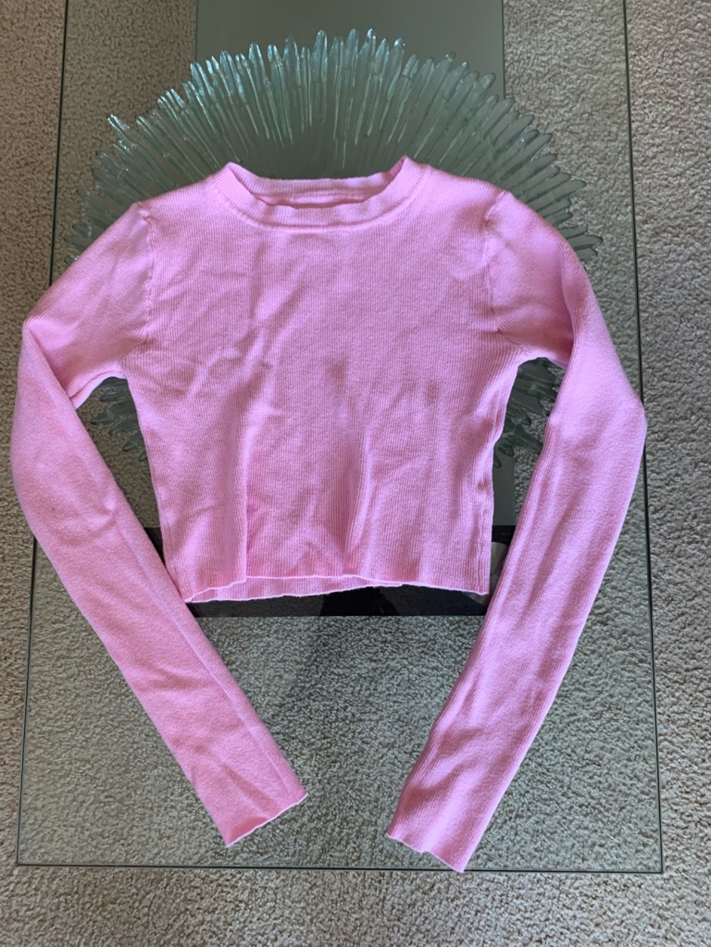 💜 Pink Cropped Sweater